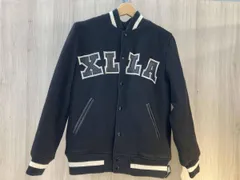 X-LARGE スタジャン　SCARF LINED STADIUM JACKET 0124506 Sサイズ　黒