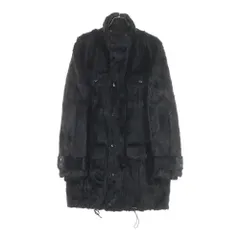 GUCCI グッチ リアルファー ラムレザー切替 ダウンコート ブラック 226465 XM789 GUCCI (グッチ) リアルファー ラムレザー切替 ダウンコート ブラック
