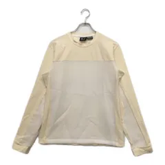 中古 メンズ デサントゴルフ DESCENTE GOLF 長袖シャツ O 白  ホワイト  ストレッチ