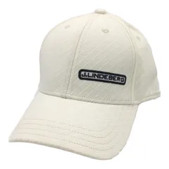 中古 ジェイリンドバーグ J.LINDEBERG キャップ ONESIZE ホワイト系/ロゴ総柄