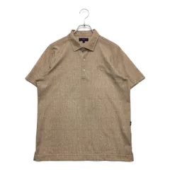 中古 メンズ キャロウェイ Callaway 半袖ポロシャツ L ベージュ メッシュ地