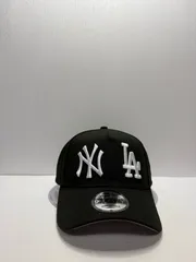Newera ニューヨークヤンキース×ロサンゼルスドジャース 9forty A-FRAME スナップバックキャップ ブラックカラー