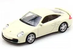 【中古】ミニカー 1/64 ポルシェ911 ターボ(997) ホワイト 「RMZ City COLLECTION」