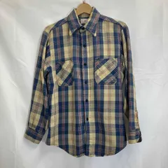 BIG MAC / ビッグマック / 70s / ヘビネル / ネルシャツ / イエロー / チェック / vintage / ヴィンテージ / 古着 / サイズM