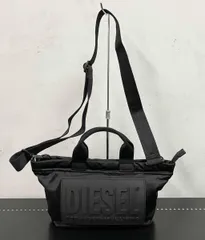 DIESEL ディーゼル ショルダーバッグ 3Dロゴ ブラック 2way インポート 中国製 汚れ・シミあり