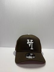 ニューエラ LA ドジャース 9FIFTY スナップバック 茶 グレーアンダー 