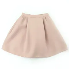 極美品☆Christian Dior クリスチャンディオール 311J09B1166 ウール シルク フレアスカート ミニスカート ピンク 38 イタリア製 正規品 レディース