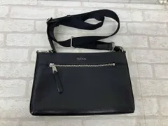 PAUL SMITH ポールスミス ショルダーバッグ ストローグレインレザー ブラック メンズ レディース インポート 