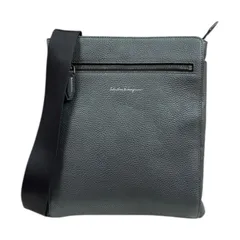 サルヴァトーレフェラガモ ショルダーバッグ レザー グレー メンズ  Salvatore Ferragamo  中古 サルヴァトーレフェラガモのサムネイル