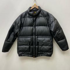 ローター 上質 肉厚 牛革 フーデッド レザー ダウン ジャケット