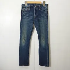 green グリーン デニム パンツ ジーンズ ジーパン 古着 ヴィンテージ 日本製 レディース 26 インディゴ系 B289のサムネイル