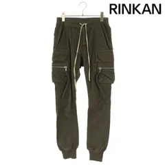 リックオウエンス  RU18S5390-BA マストドンカーゴロングパンツ メンズ 46