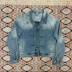 ザラ(ZARA) ベーシック ライトブルー デニムジャケット レディース Mサイズ (新品)