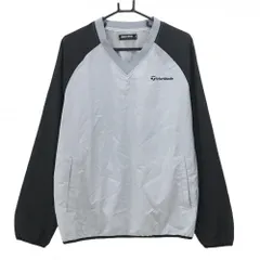 【超美品】テーラーメイド スニード ライトグレー×黒 内側メッシュ ロゴプリント メンズ O(XL) ゴルフウェア TaylorMade