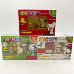 【未使用】[3点セット] メディコム・トイ KUBRICK SNOOPY Showcase Vol.1～3 スヌーピー フィギュア PEANUTS ピーナッツ