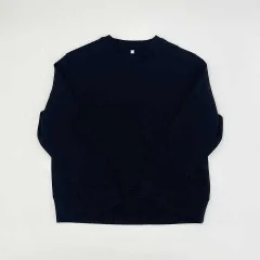 MUJI　無印良品　二重編みスウェットシャツ　黒　Mサイズ　◇〇