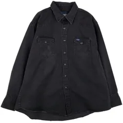 古着 ラングラー Wrangler 長袖 ウエスタンシャツ メンズXXL相当 ヴィンテージ/eaa458918