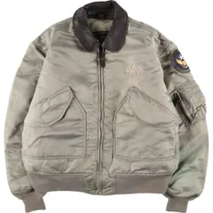 古着 民間品 アルファ ALPHA CWU-45/Pタイプ 中綿入り ミリタリー フライトジャケット メンズL相当/eaa610155