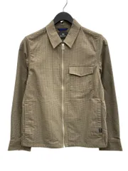Paul Smith (ポールスミス) ハウンドトゥースブルゾン 千鳥格子 ジップアップ ジャケット L カーキー メンズ/009のサムネイル