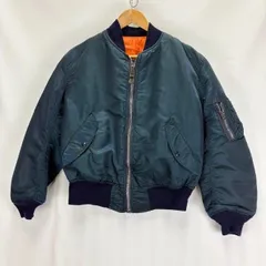 ALPHA INDUSTRIES 3本線 民生品 MA-1 MADE IN USA サイズM　08021003 01 難あり MIL-J-82790J(USAF)