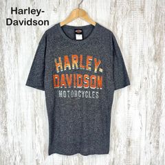 USA古着】ハーレーダビッドソンホットメタルTシャツ5XLネイビー両面