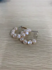 ÷2 ピアス　パール　レディース【アクセサリー】【0.5】