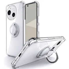 Rockaway 互換性 AQUOS R9用 ケース AQUOS R10用 ケース SH-51E SH-51F リング付き 耐衝撃 耐久 すり傷防止 滑り止め スタンド機能 軽量 薄型 クリア TPU 透明 スマホケース シャープ アクオス r9/r10