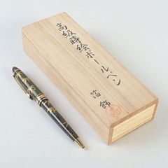 高級蒔絵万年筆 葉柄 木箱入り ドイツ製イリジウムペン先 - メルカリ