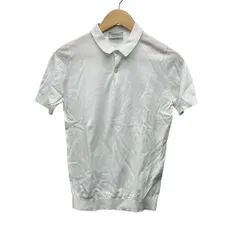 JOHN SMEDLEY(ジョンスメドレー) 半袖ポロシャツ サイズS レディース美品  - 白 ニット