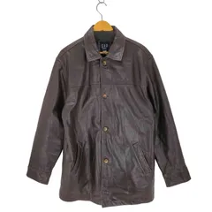 ギャップ Gap 00s OLD 本革 レザーハーフコート  メンズ JPN：M 