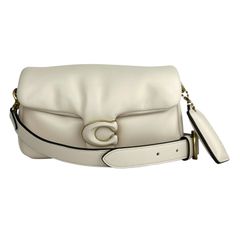 美品】COACH ピロータビーショルダーバッグ26 アイボリー 2way - メルカリ