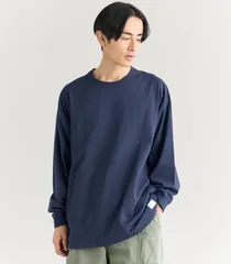 新品　26年春夏　新色　NANGAナンガ　オーバーサイズロンＴ　NAVY 紺　ネイビー　男女共用　メンズ　レディース　アウトドア　人気完売のサムネイル