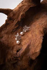 ハンドメイドピアス　No.0710