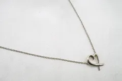 ティファニー ラビングハート ネックレス ペンダント パロマピカソ アクセサリー Ag925 銀 シルバー TIFFANY&Co. 4847j