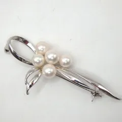 TASAKI タサキ 田崎真珠 ブローチ シルバー20-313(6)