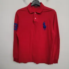 95/M Polo ポロ ラルフローレン ビックポニー 長袖 カラーTシャツ