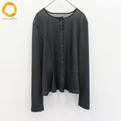 Leilian 未使用 2024年 春夏モデル 冷房対策 ノーボタンカーディガン
