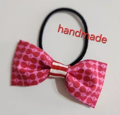 handmade  ヘアゴム　リボン