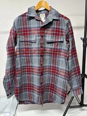 L.L.BEAN チェック 長袖シャツ グレー M-TALL US古着