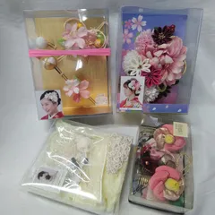 華やかな花飾りと髪飾りのセット まとめて 【現状品】 S793