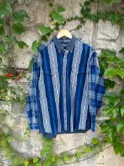 90s Wrangler(ラングラー) CHECKパータン コットン ウェスタン シャツ