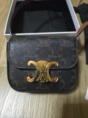 セリーヌ ミニ クロード トリオンフ キャンバスバッグ