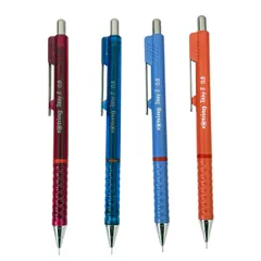 【廃盤・完売品】 rotring Tikky Ⅱ 0.5mm ロットリング ティッキーⅡ シャープ 4本セット レッドパステル /ブルーパステル/クリアブルー/クリアボルドー コレクション シャープペンシル シャーペン