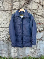 80s エディバウアー ゴアテックス グース ダウン パーカ ジャケット ネイビー m