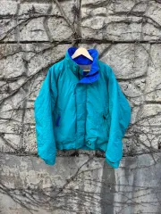 80 90s エディー・バウアー ヴィンテージ グース ダウン ナイロン シェル ダウン ジャケット