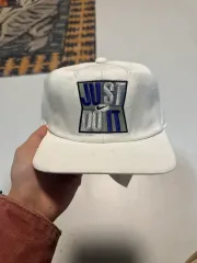 90 00s NIKE スポーツ just do it スナップバック デッドストック ベースボールキャップ