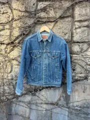 80s リーバイス ヴィンテージ 3rd ウォッシュ デニム トラッカー ジャケット 38