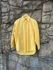 80s ポロラルフローレン ヴィンテージ BIG オックスフォード シャツ イエロー