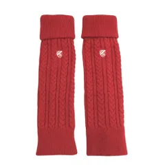 JACK BUNNY ジャックバニー  ニットレッグウォーマー 裏フリース  レッド系  [240101623938] ゴルフウェア ストスト