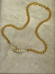 【アクセサリー】ニナリッチ ネックレス ゴールド NINARICCI メーカー刻印あり ビジュー ゴールド ヴィンテージ アンティーク アクセ レディース 小物 ファッション